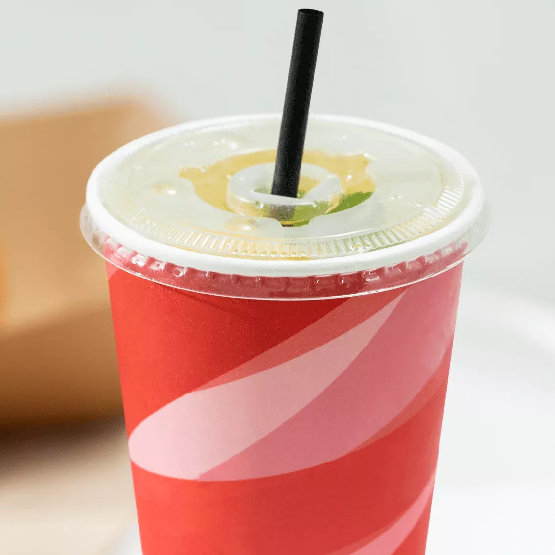 [1,000 ct] Plastic Cup Lids | PET | 90 mm
