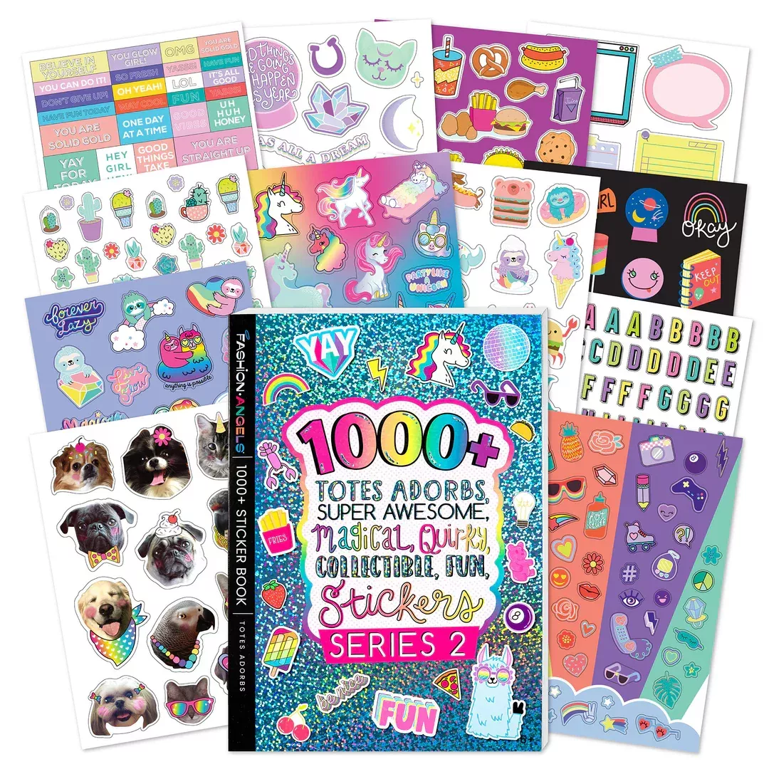 1000+ Totes Adorbs Sticker Book for Kidsof All Ages 6+ – Series 2