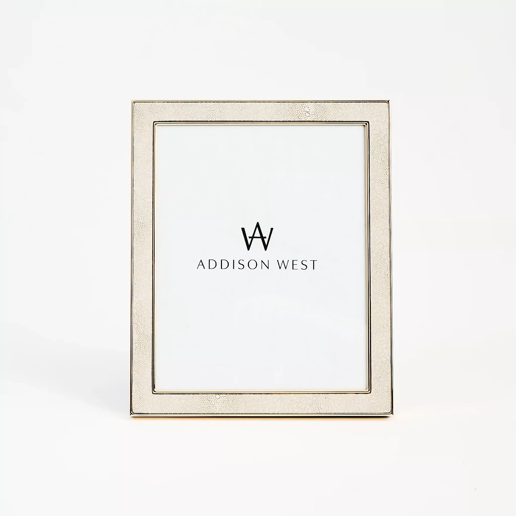 8" x 10" Cream Shagreen Picture Frame
