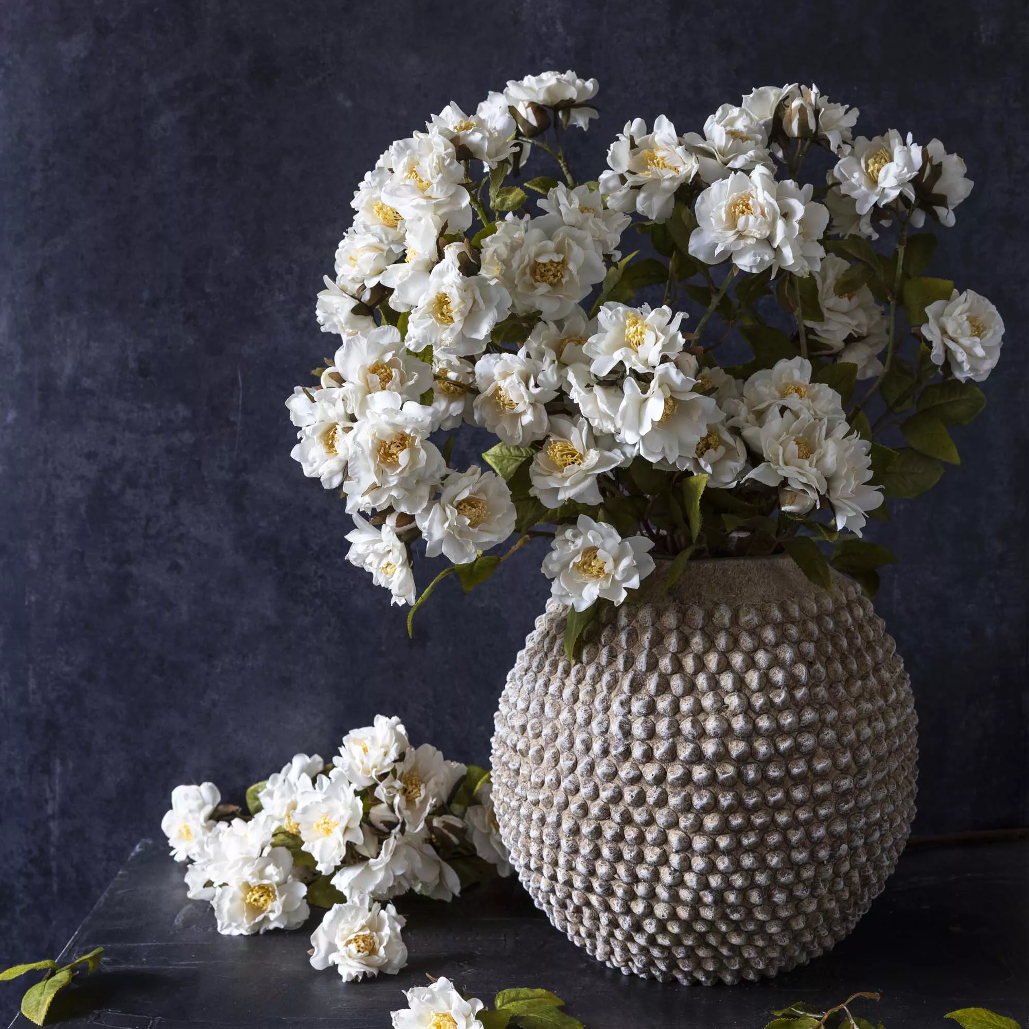 Abigail Ahern Artificial Rose Spray in Cream
