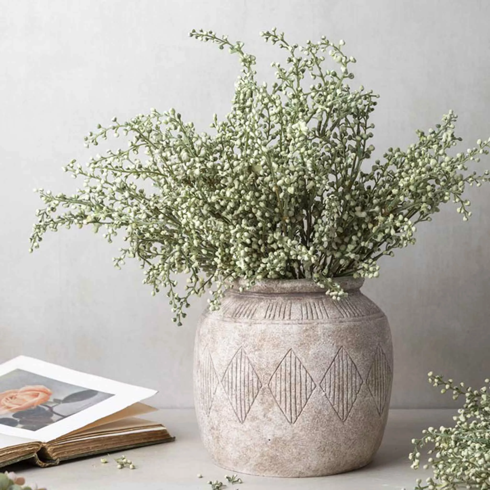 Abigail Ahern Faux Heather in Sage