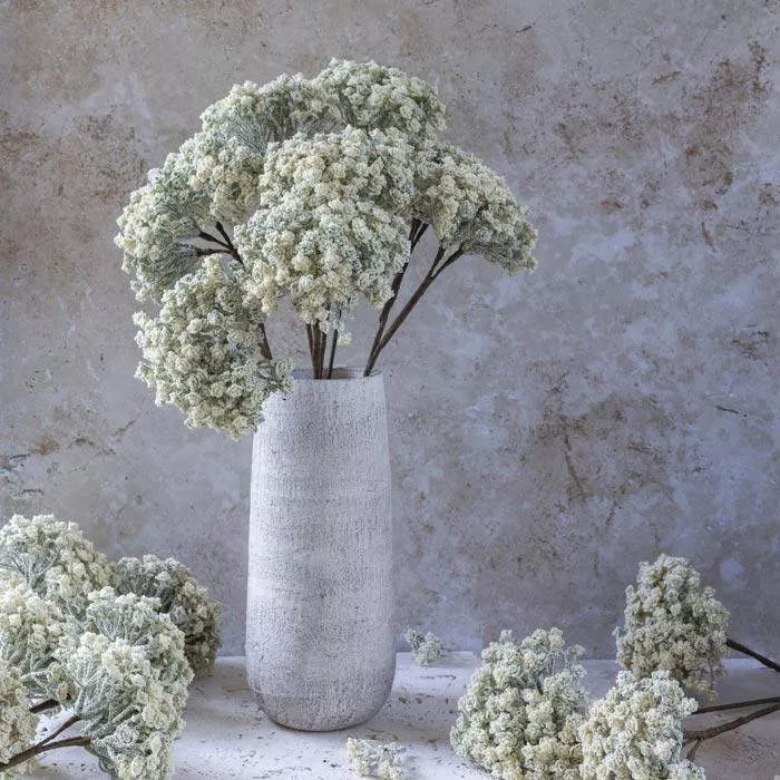 Abigail Ahern Faux Yarrow Stem in Cream