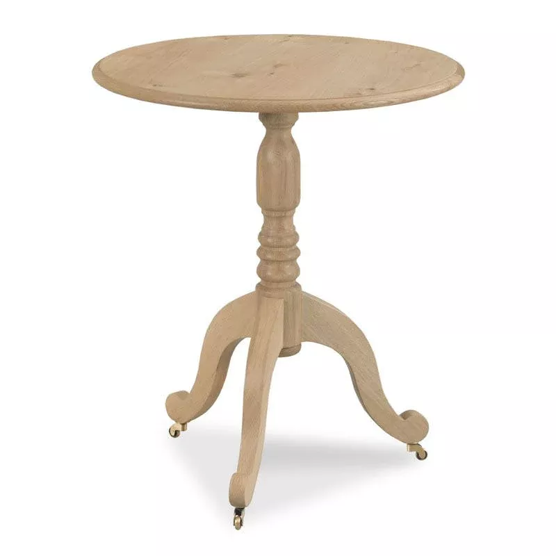 Absolute Pedestal Table in Nomad Finish