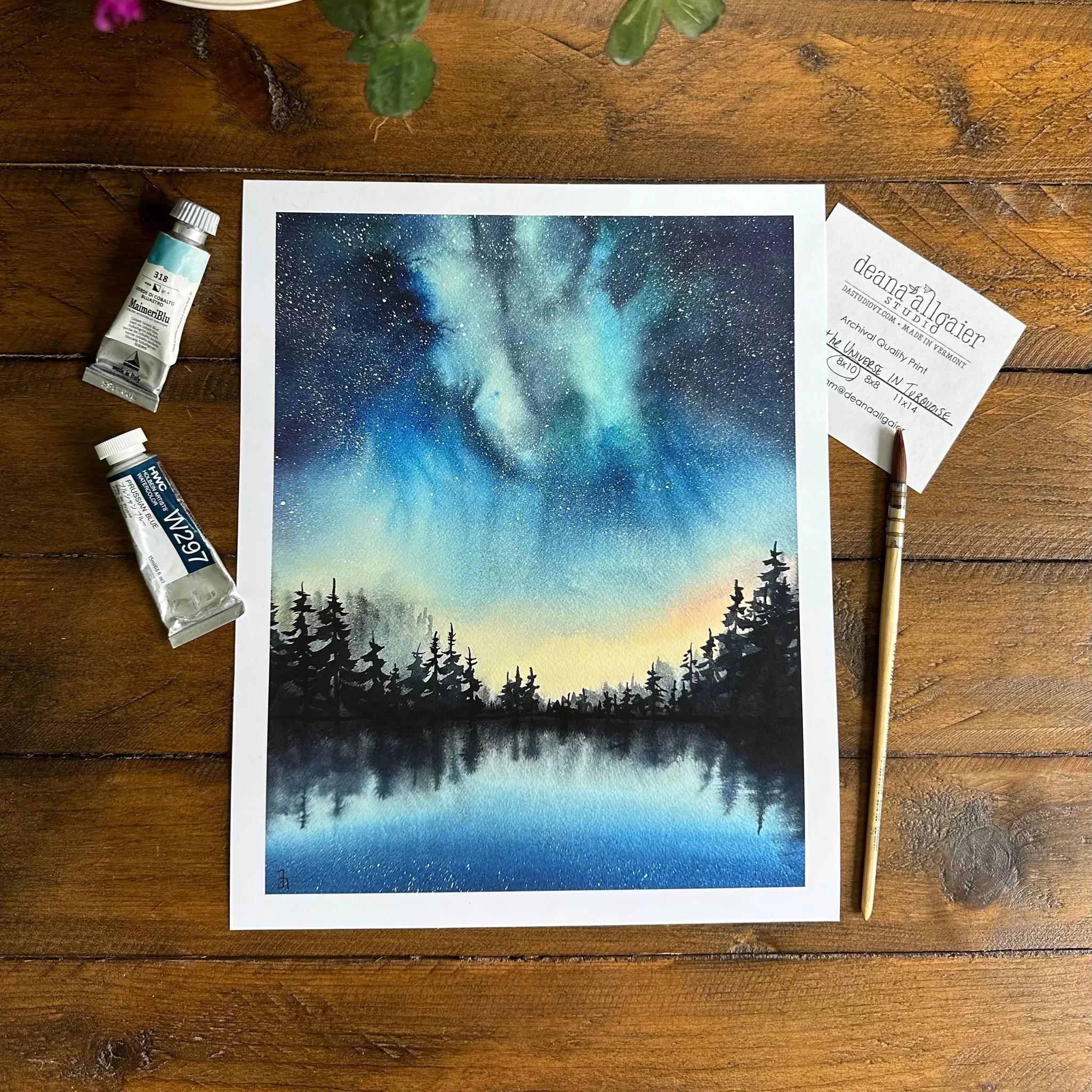 Across The Universe by Deana Allgaier 11"x14" Print