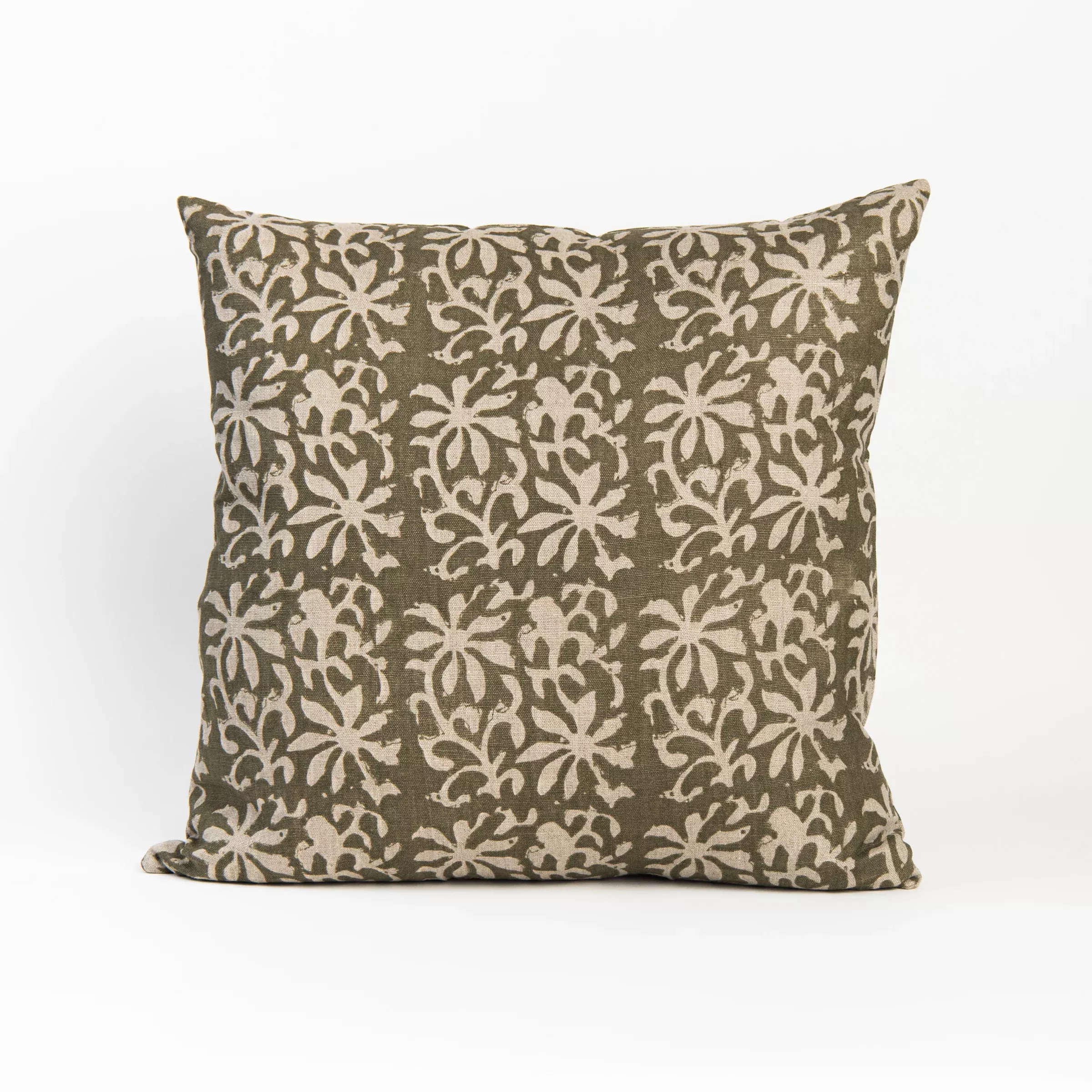 Aisha Green 22" Square Pillow