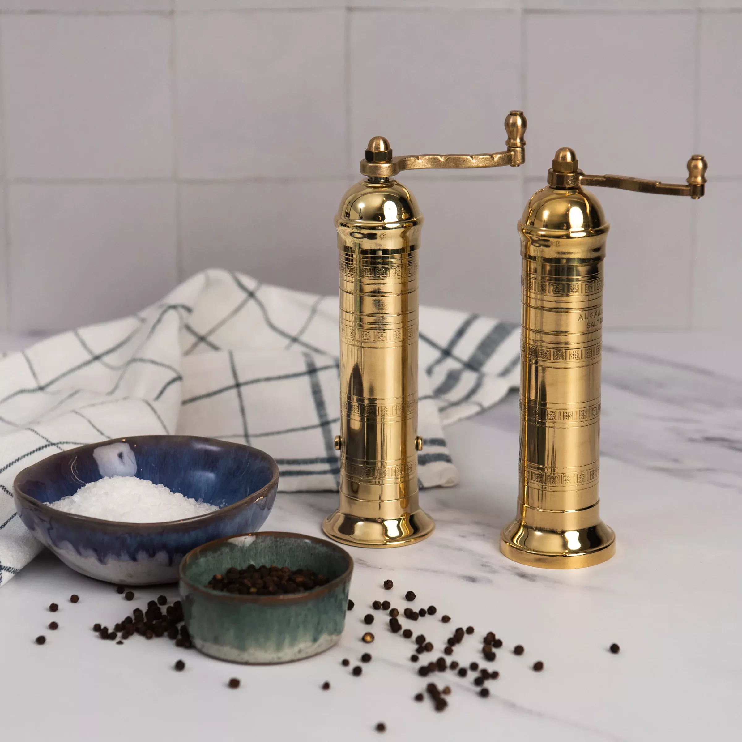 Alexander 8" Brass Pepper Mill