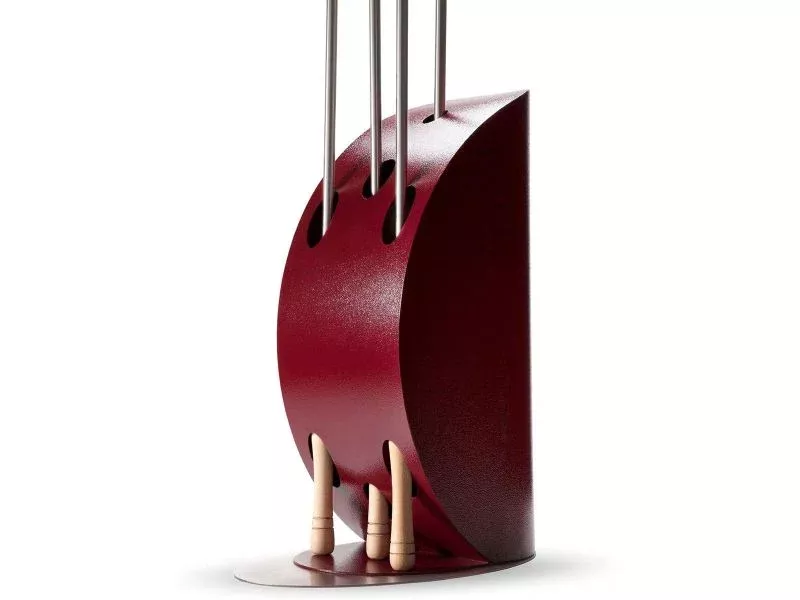 Alfa Vela Pizza Peel Holder - Ruby Red