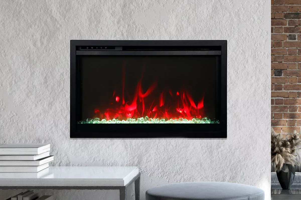 Amantii Traditional XtraSlim 26" Built-In Electric Fireplace Insert