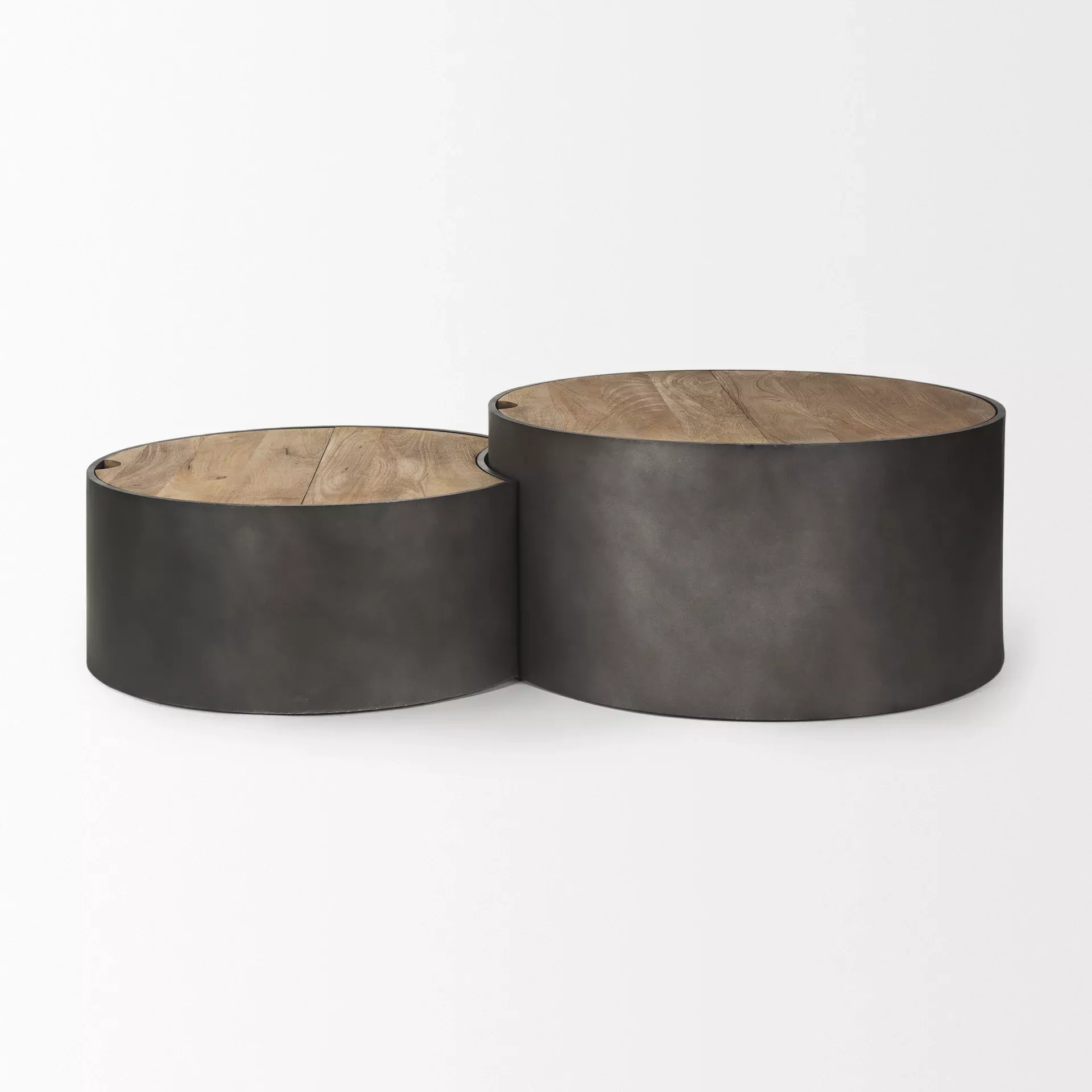 Aurora Nesting Coffee Tables in Black