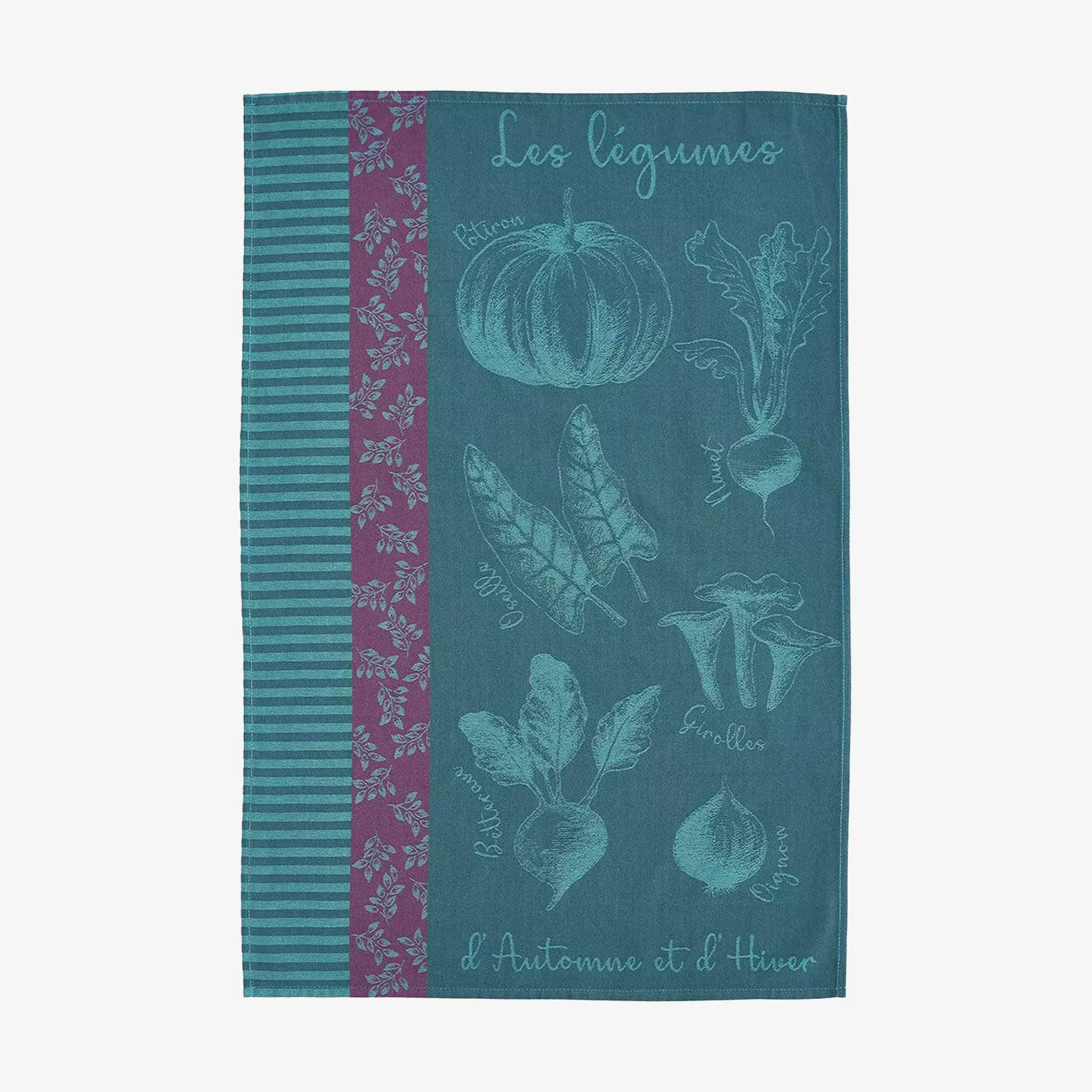 Autumn Vegetable Garden Jacquard Tea Towel