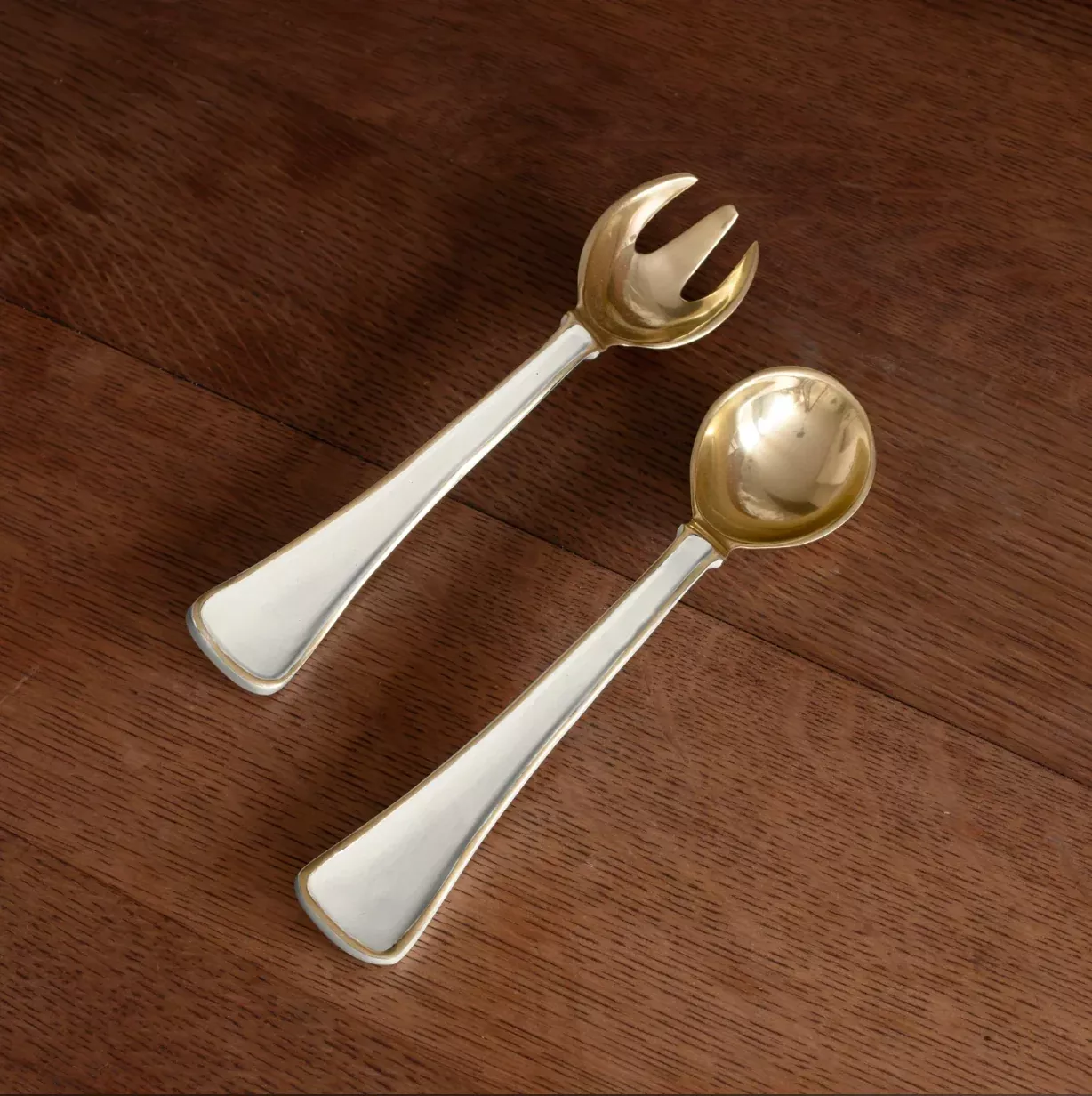 Beatriz Ball Encanto Salad Servers in Cream