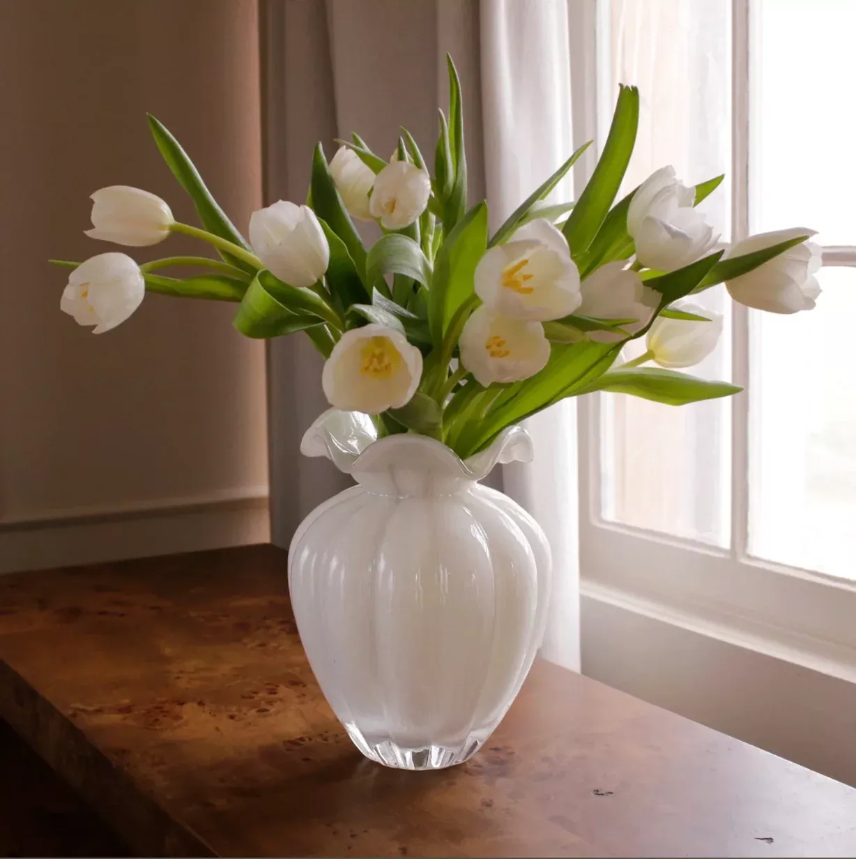 Beatriz Ball Vento Large Vase in Cream