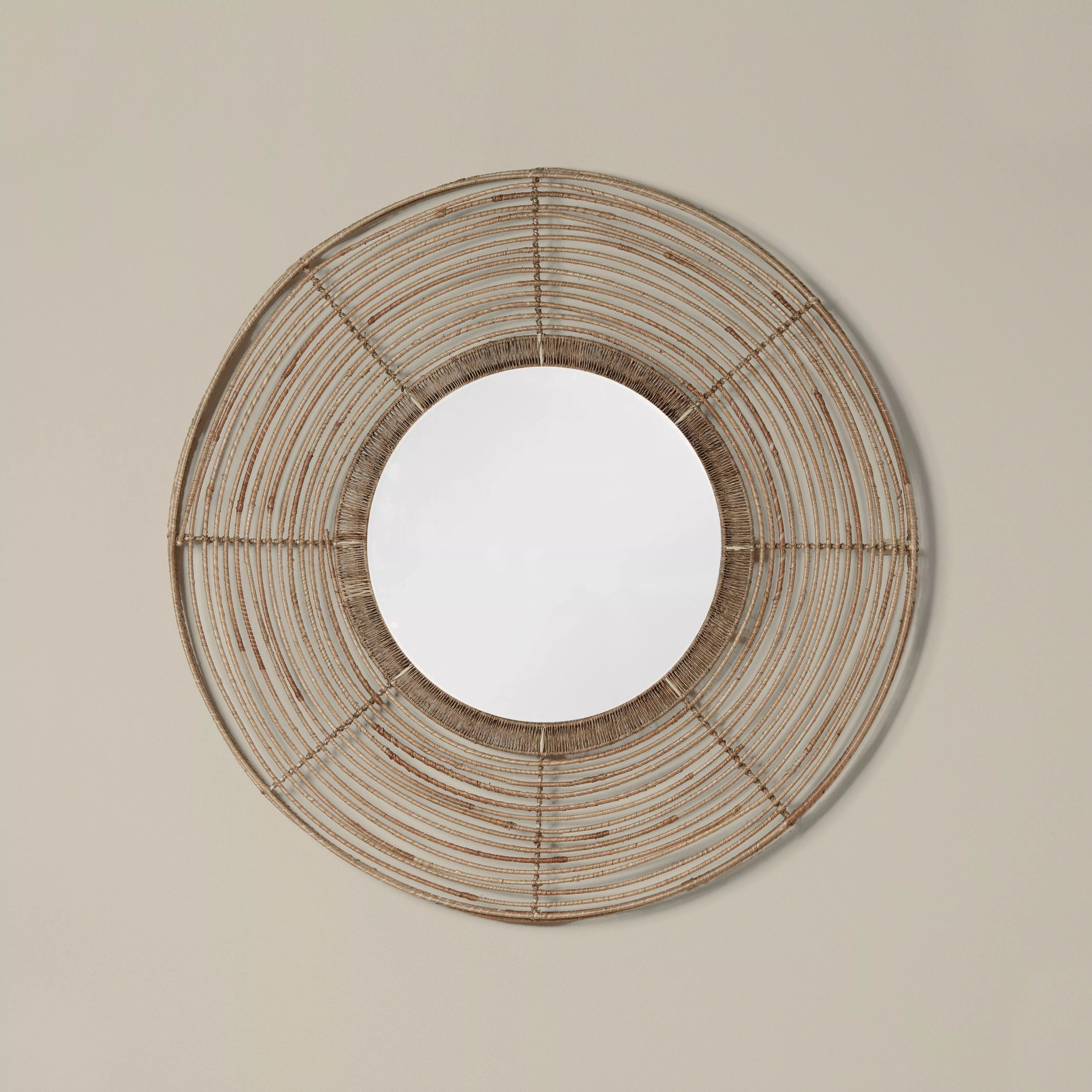 Beehive Round Mirror