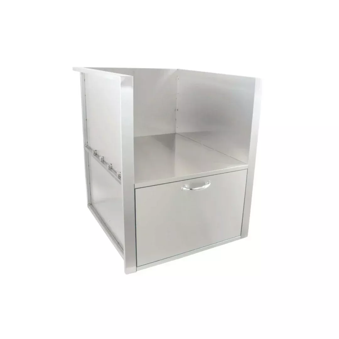 Blaze Built-In 34-Inch Kamado Sleeve With Drawer and LED Lighting