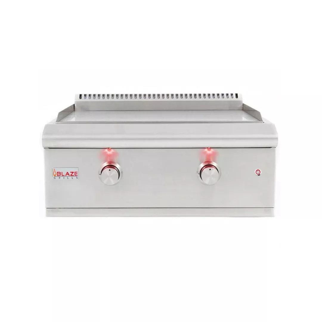 Blaze Premium LTE 30-Inch Built-In Gas Griddle With Lights