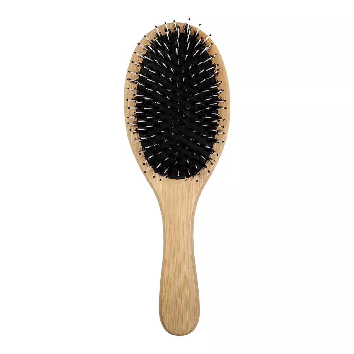 Boar & Nylon Bristle Bamboo Hair Brush