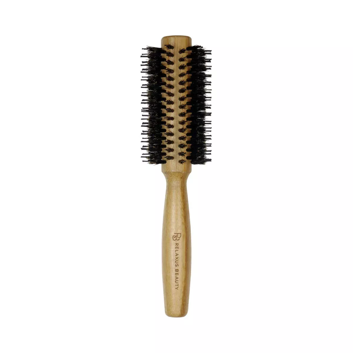 Boar & Nylon Bristle Bamboo Round Hair Brush