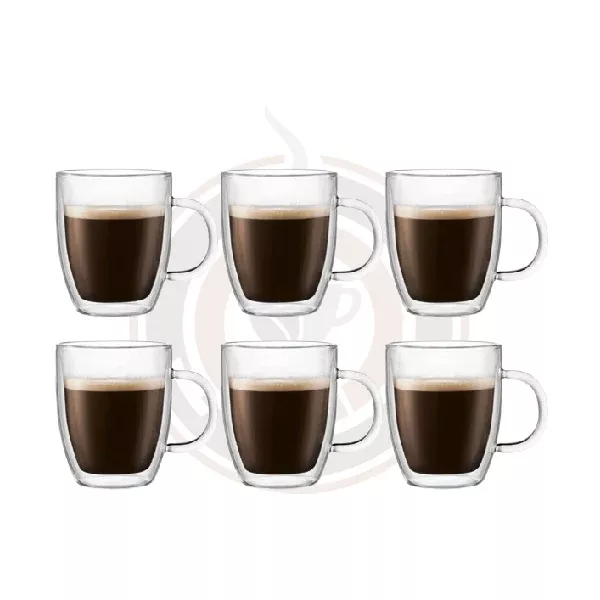 Bodum Bistro 6 pcs mug, double wall, 0.3 l, 10 oz