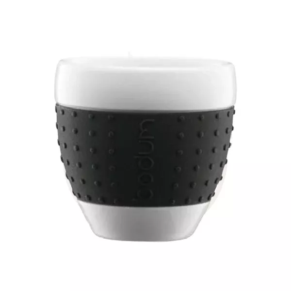 Bodum - Pavina 3-Oz. Porcelain Mug - Black