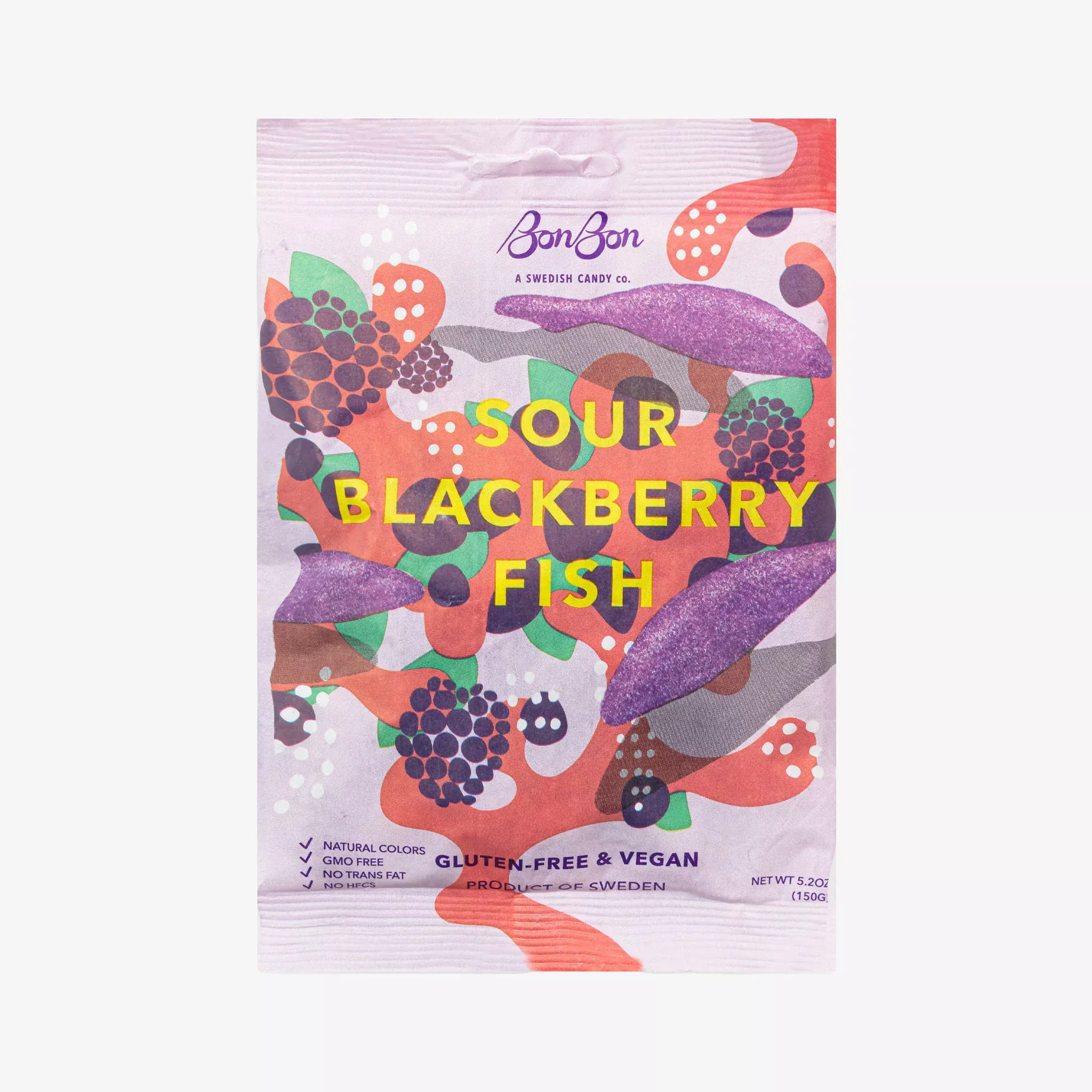 Bon Bon Swedish Fish in Sour Blackberry