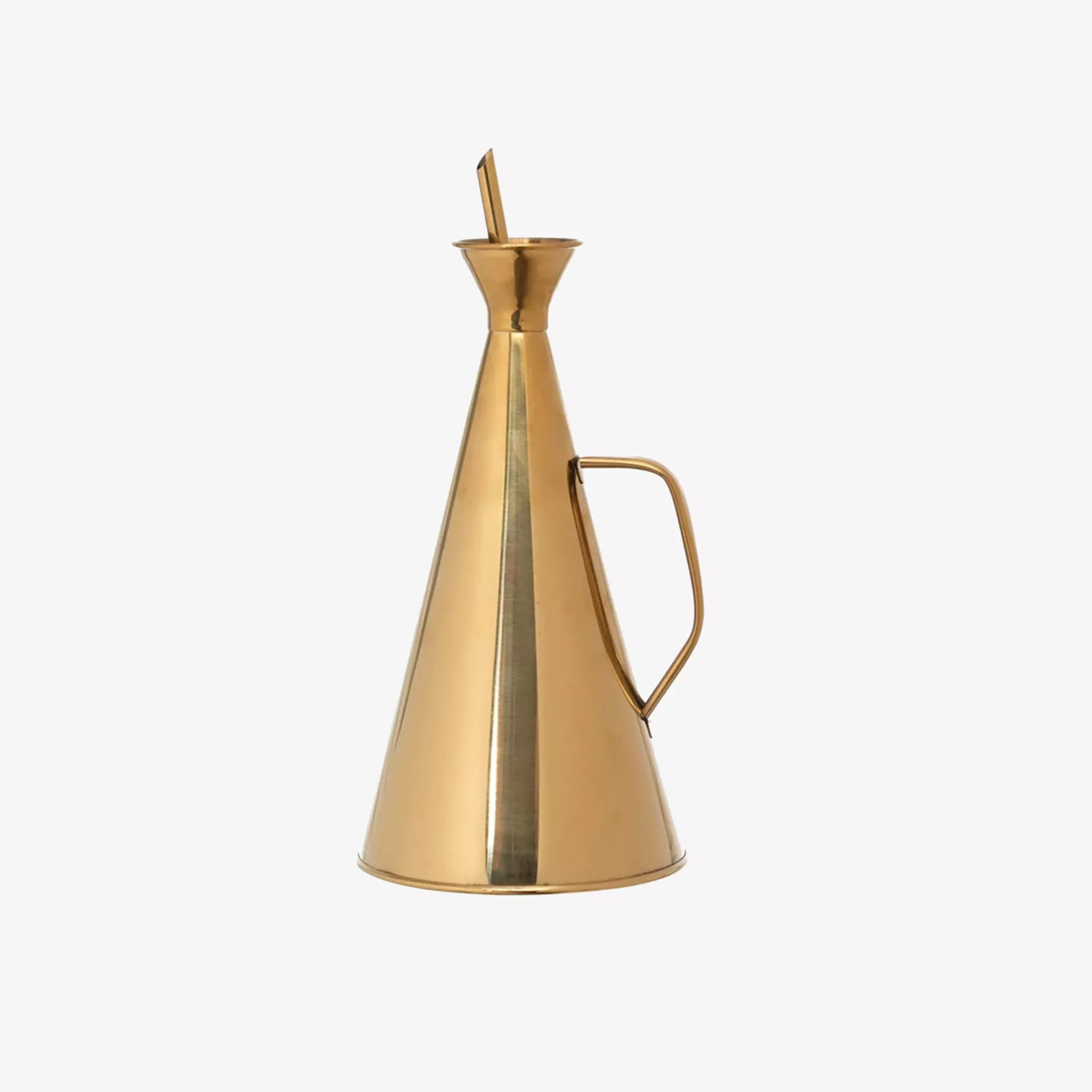 Brass Finish Stainless Oil Cruet