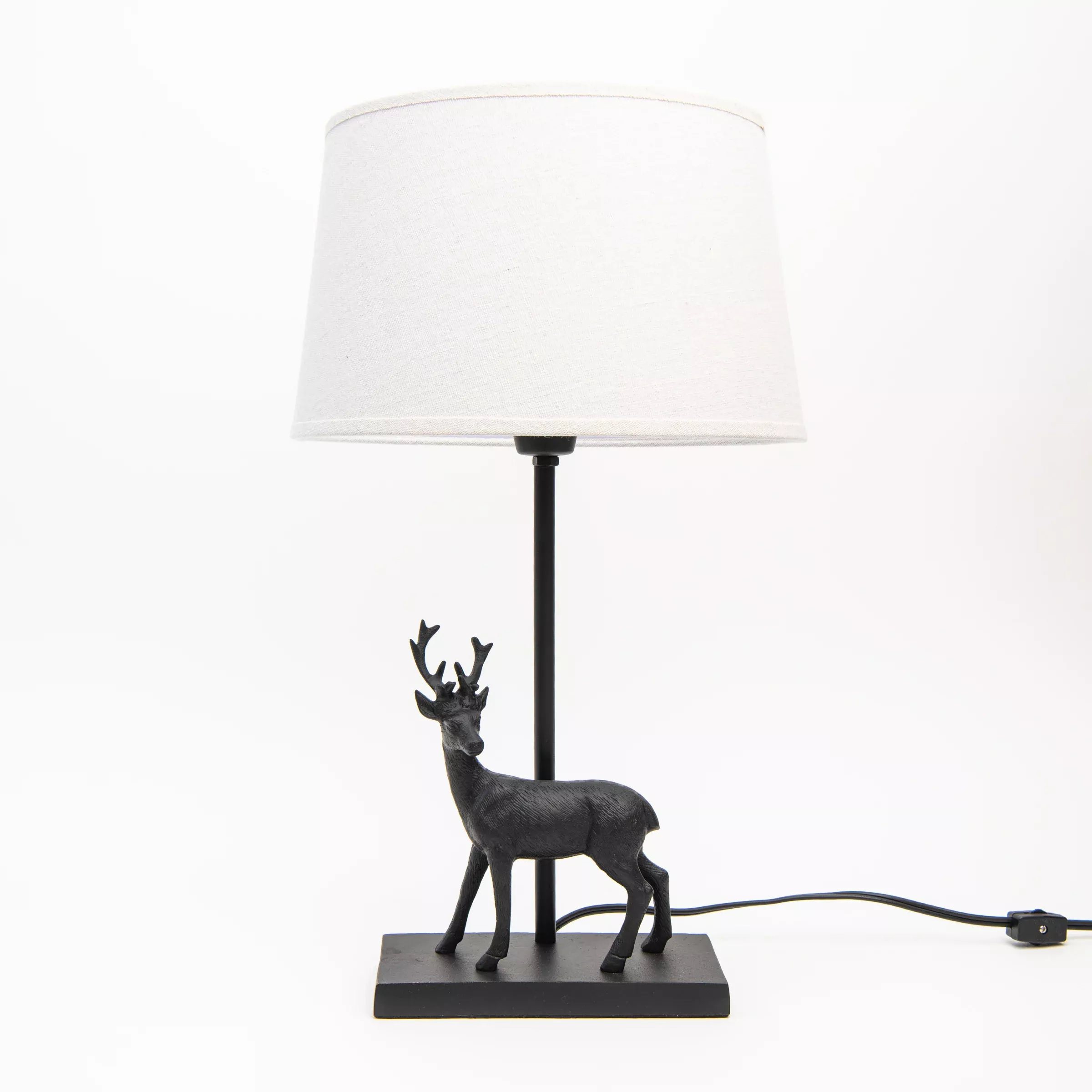 Bronze Deer Lamp