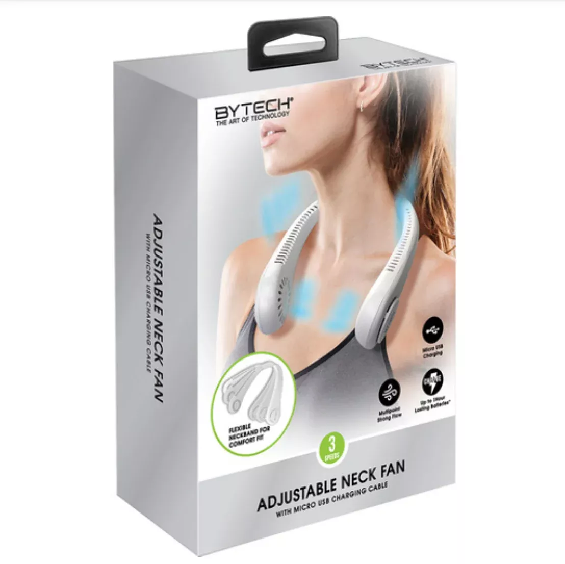 Bytech Personal Adjustable Neck Fan