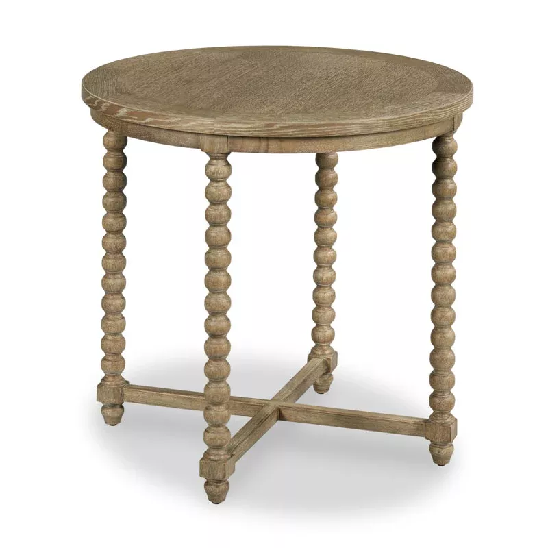Caldera Lamp Table in Vintage Finish
