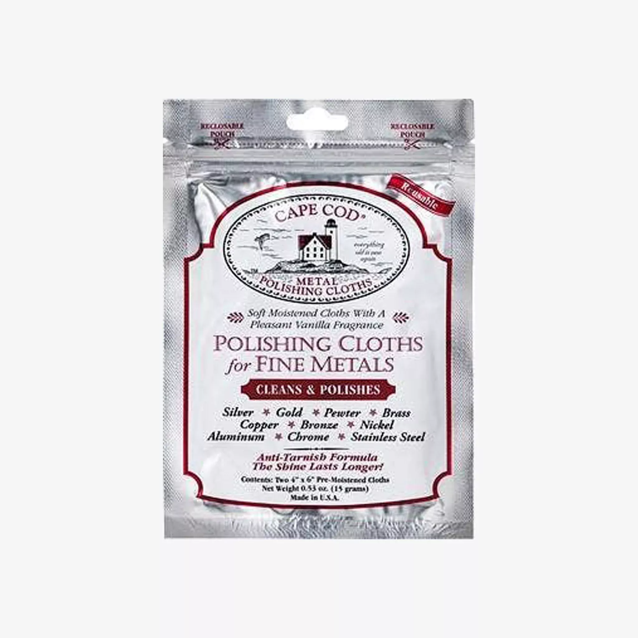 Cape Cod Metal Polishing Cloths
