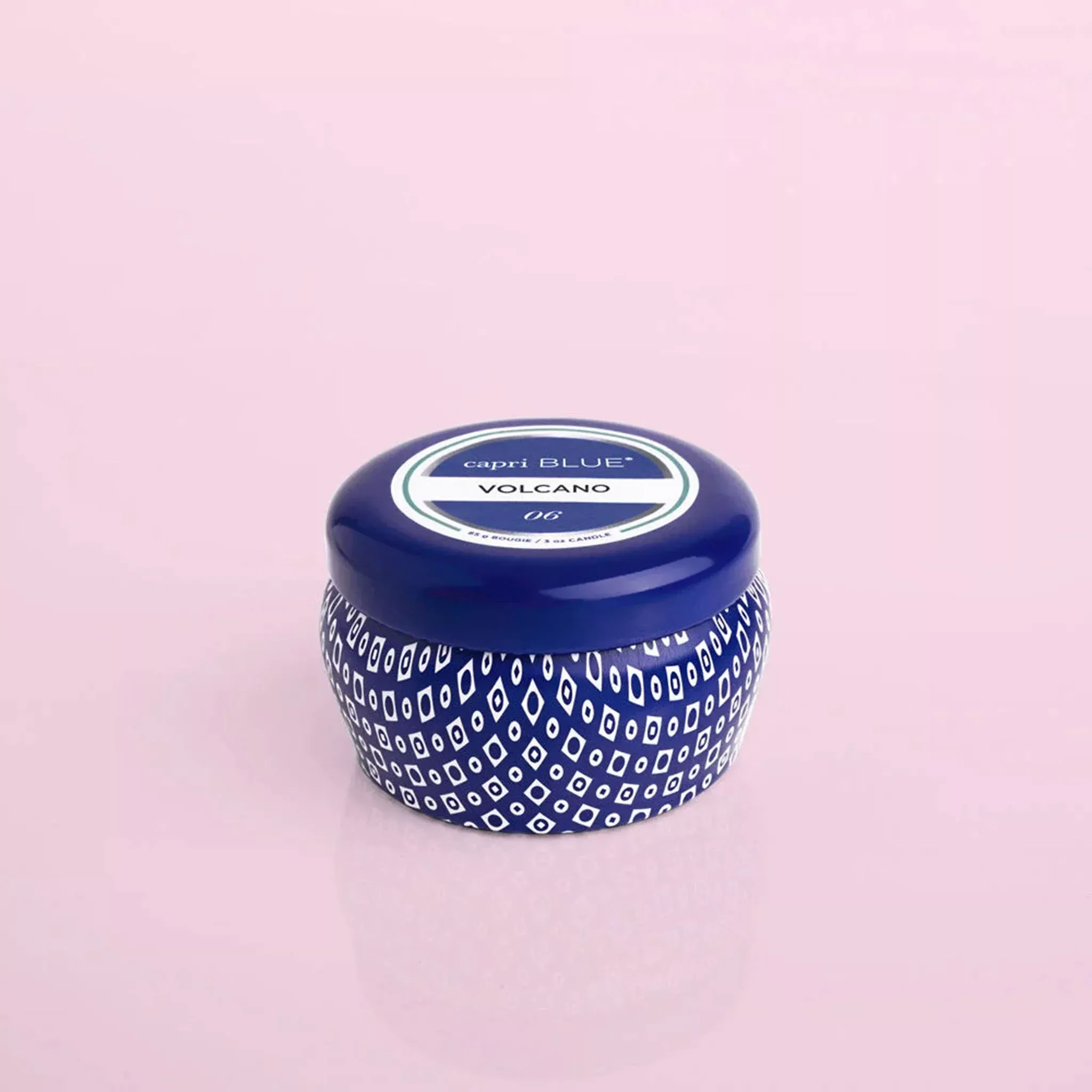 Capri Blue Volcano Signature Blue Mini Tin