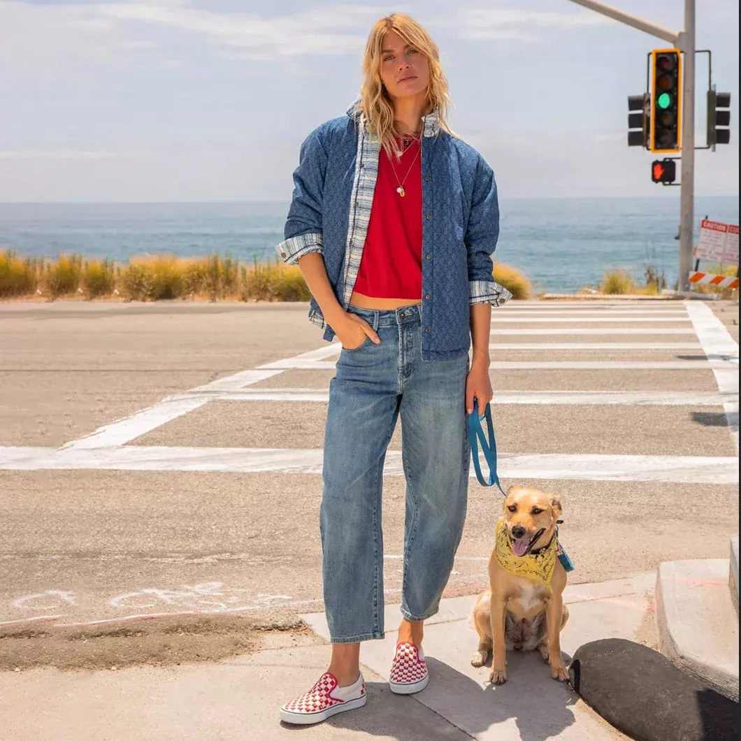 Carve Dana Barrel Pant in Blue Ridge