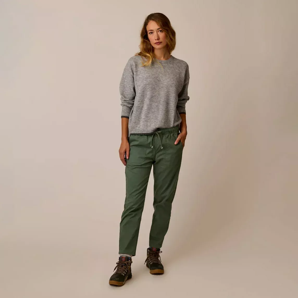 Carve Zoe Twill Pant in Laurel