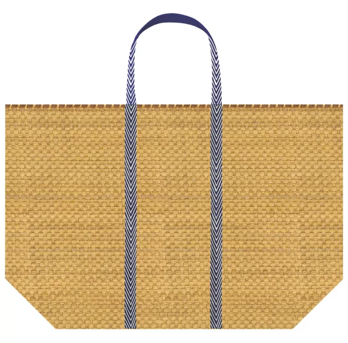 Caspari Basket Bag Tote Paper Gift Bag – Large