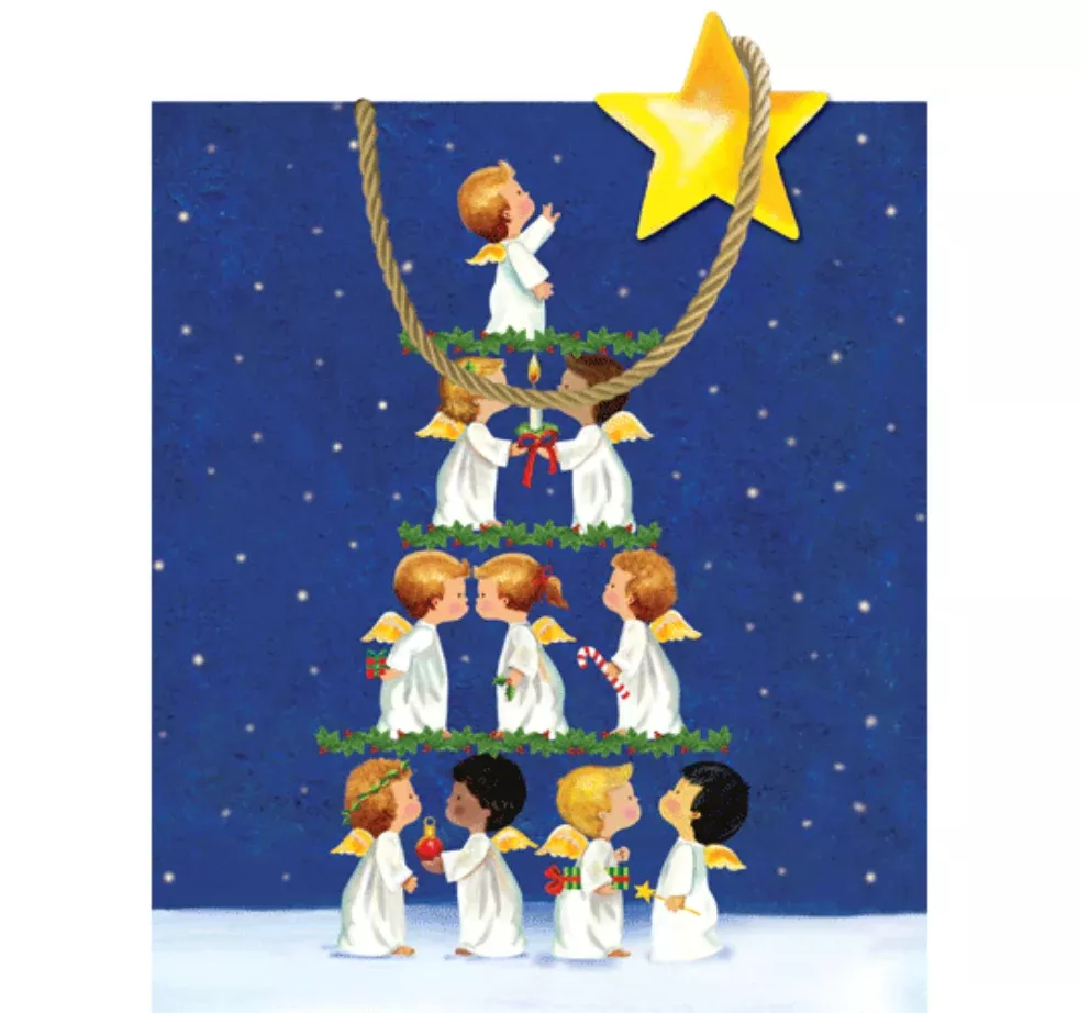 Caspari Catch a Star Large Gift Bag