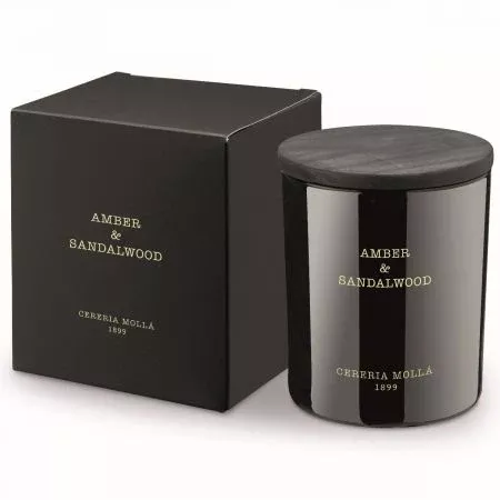 Cereria Molla - Amber and Sandalwood Candle – 8oz.