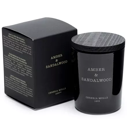 Cereria Molla - Amber & Sandalwood Votive Mini Candle – 2.5oz.