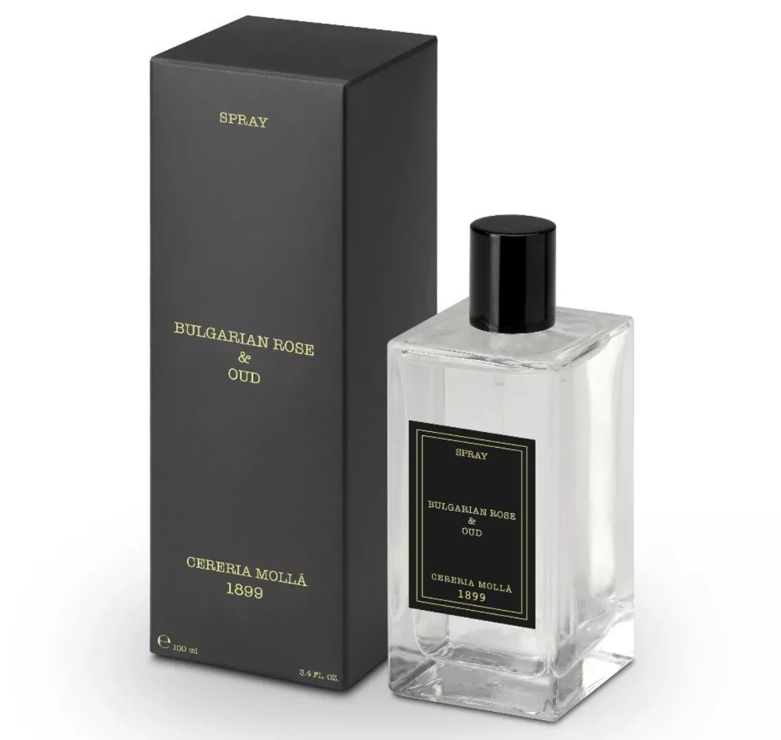 Cereria Molla - Bulgarian Rose & Oud Room Spray & Body Mist – 3.4oz