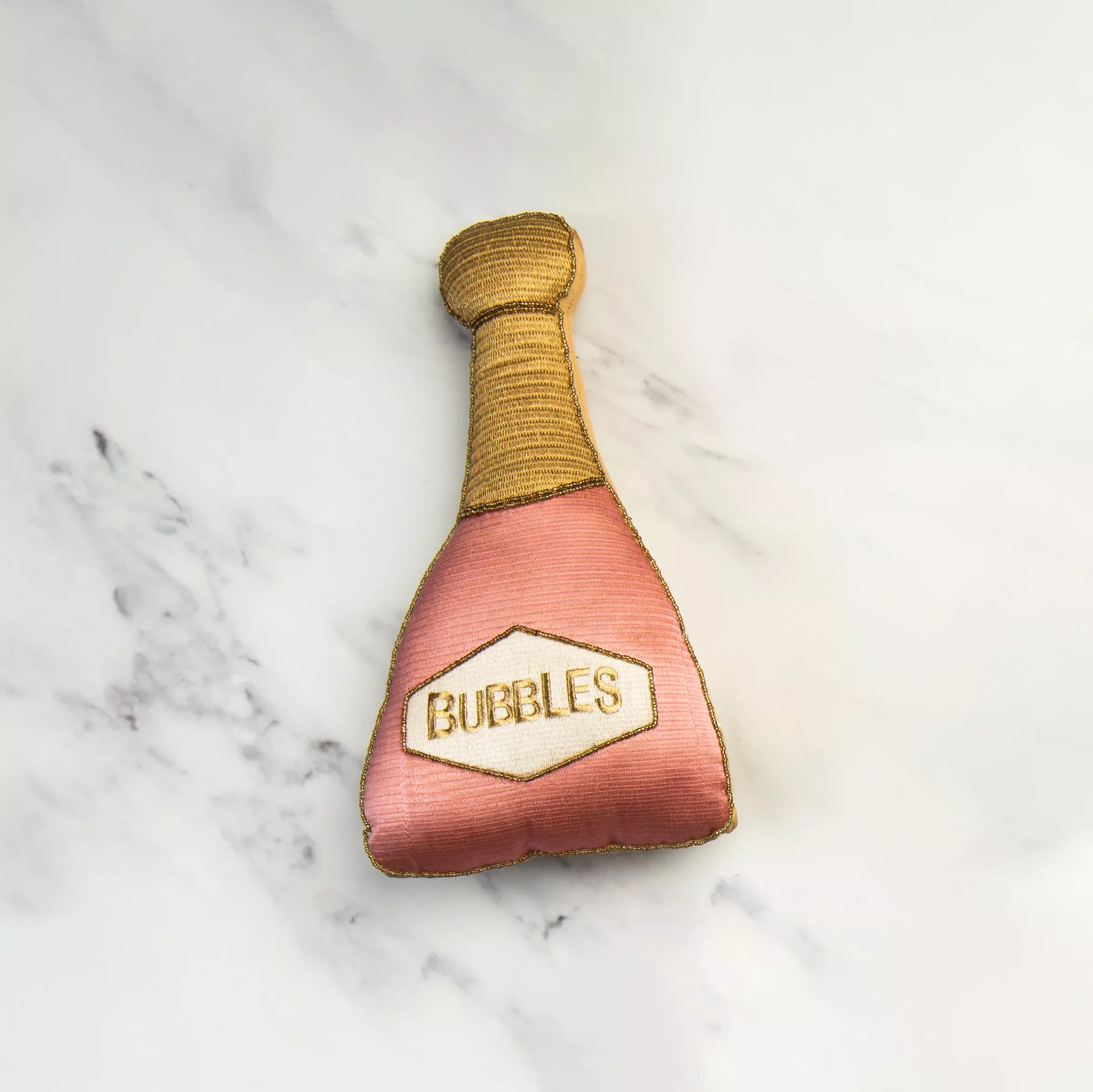 Champagne Bubbles Throw Pillow