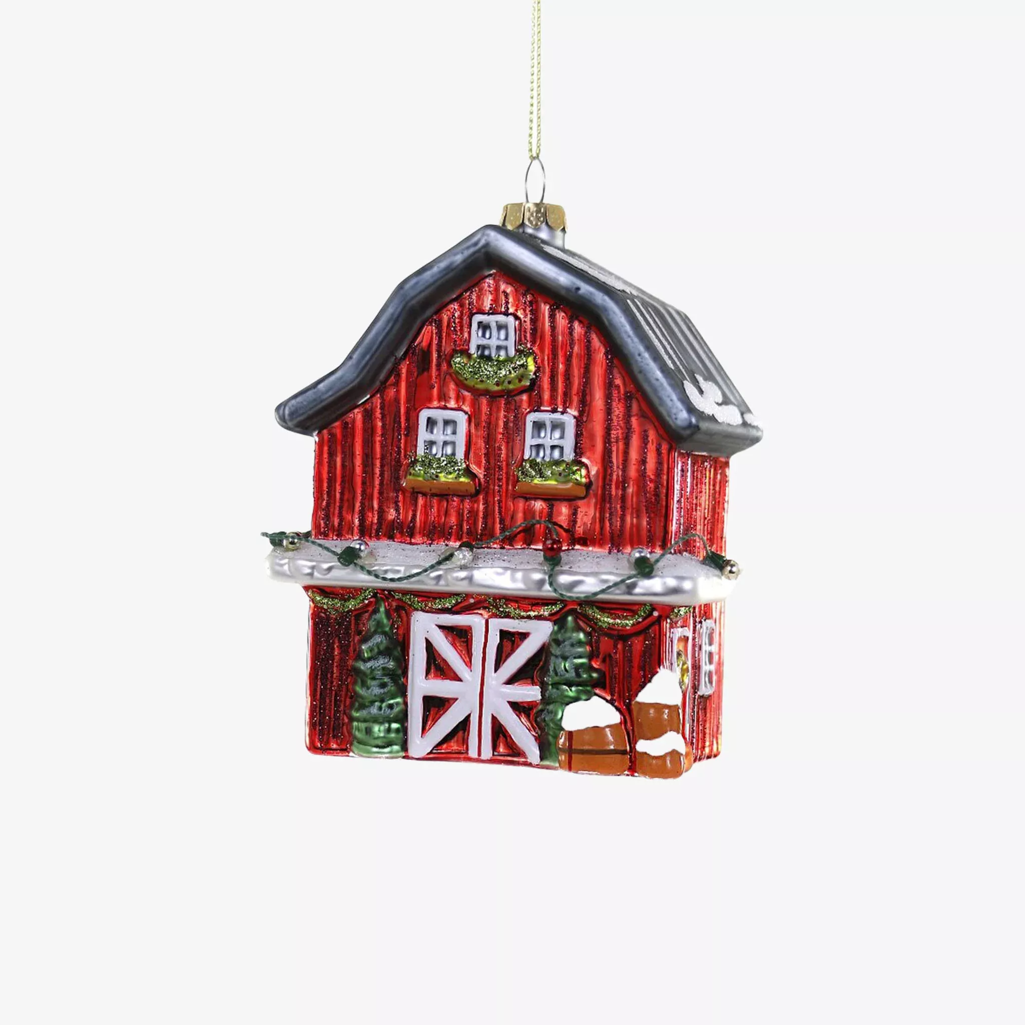 Christmas Barn Ornament
