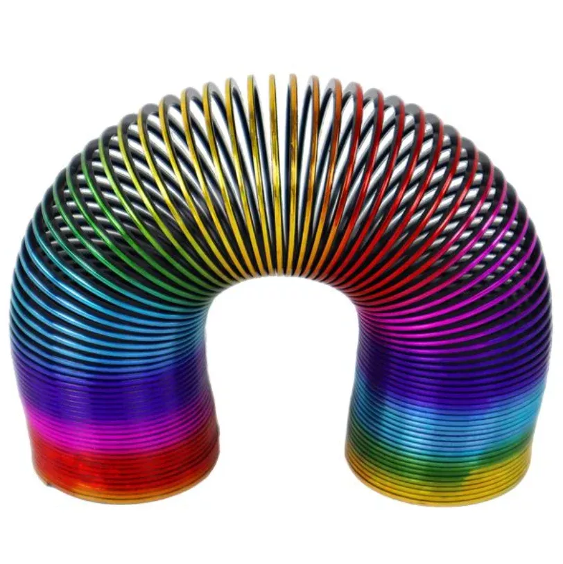 Colorful Lazer Spring Toy– Assorted Colors – Each Sold Separately