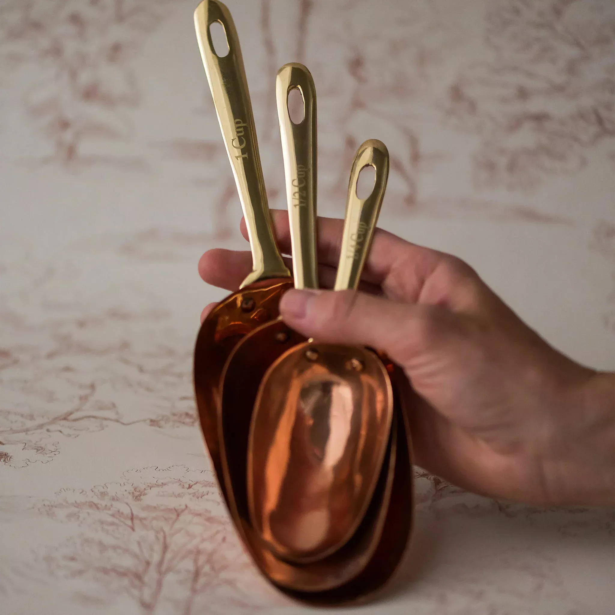 Copper Measuring Scoops