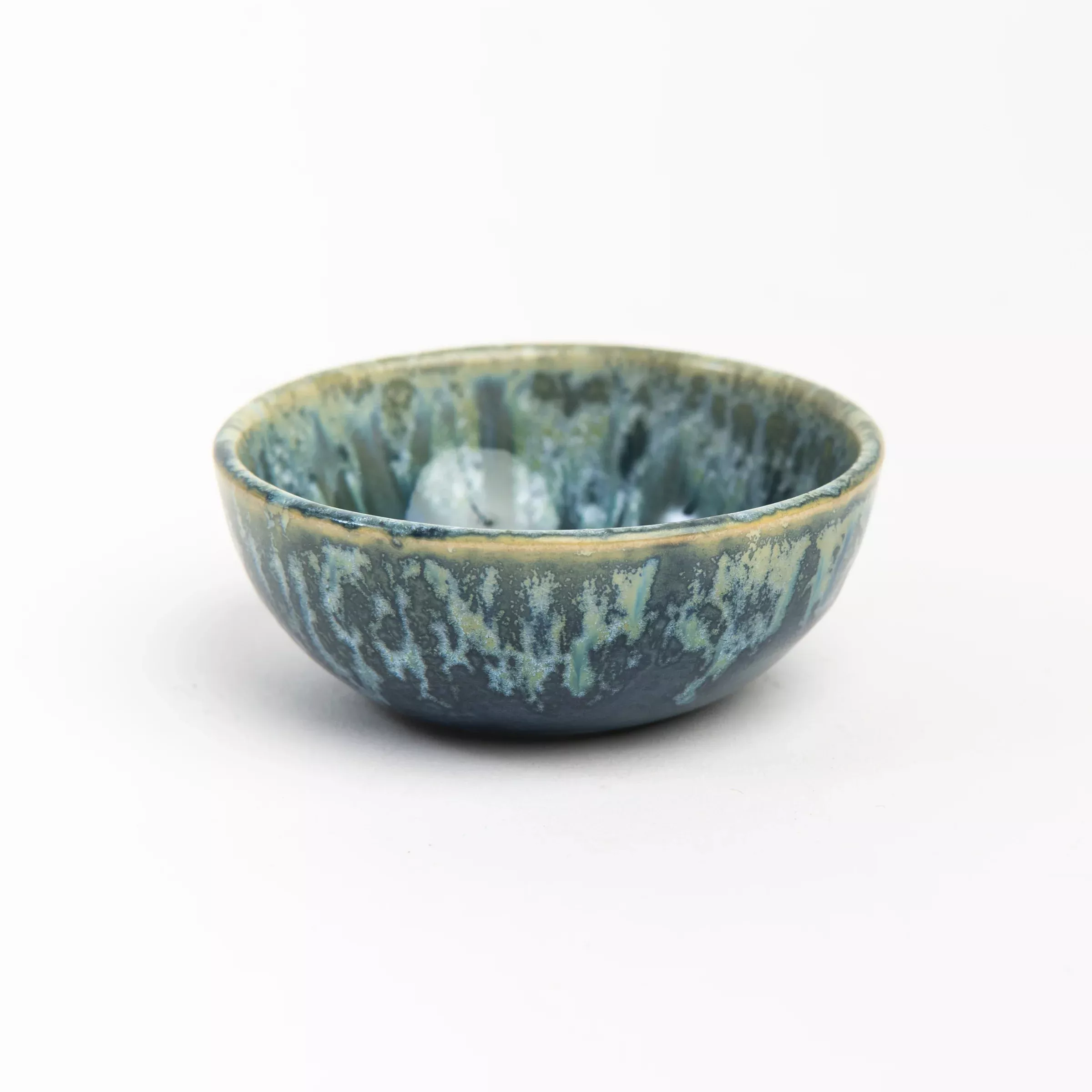 Crackle Glaze Stoneware Mini Bowl