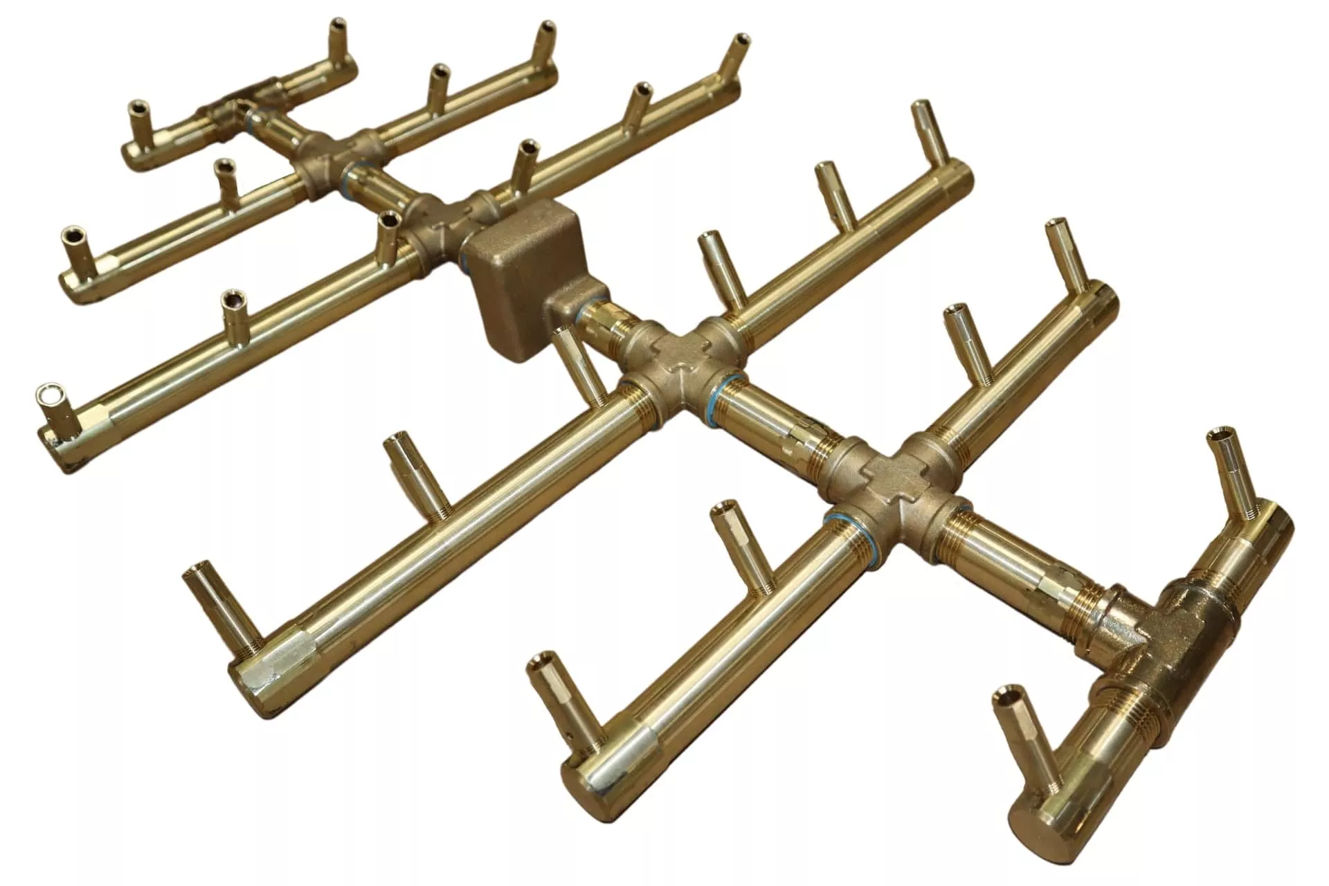Crossfire CFBCT Circular Tree-Style Brass Gas Fire Pit Burner
