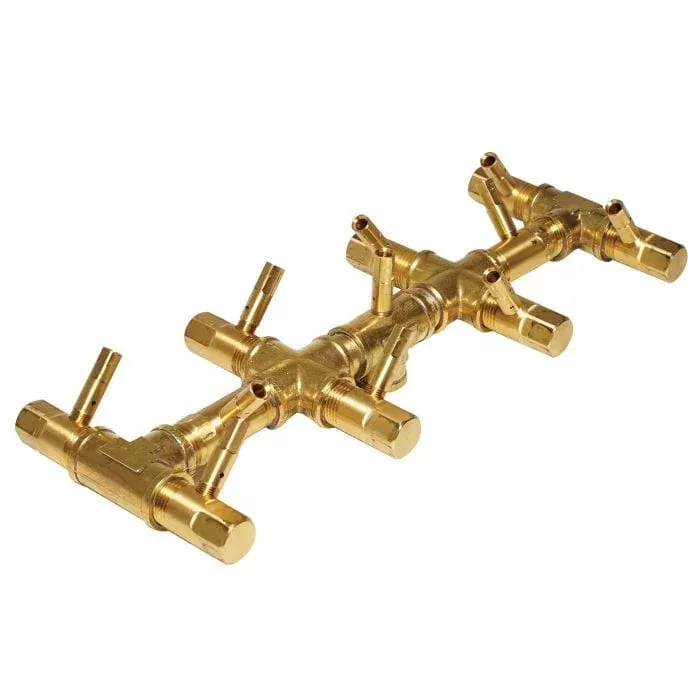 Crossfire CFBT Tree-Style Brass Gas Fire Pit Burner