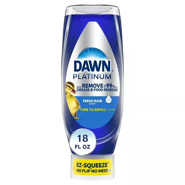 Dawn EZ-Squeeze Dish Soap Liquid – Fresh Rain – 18oz