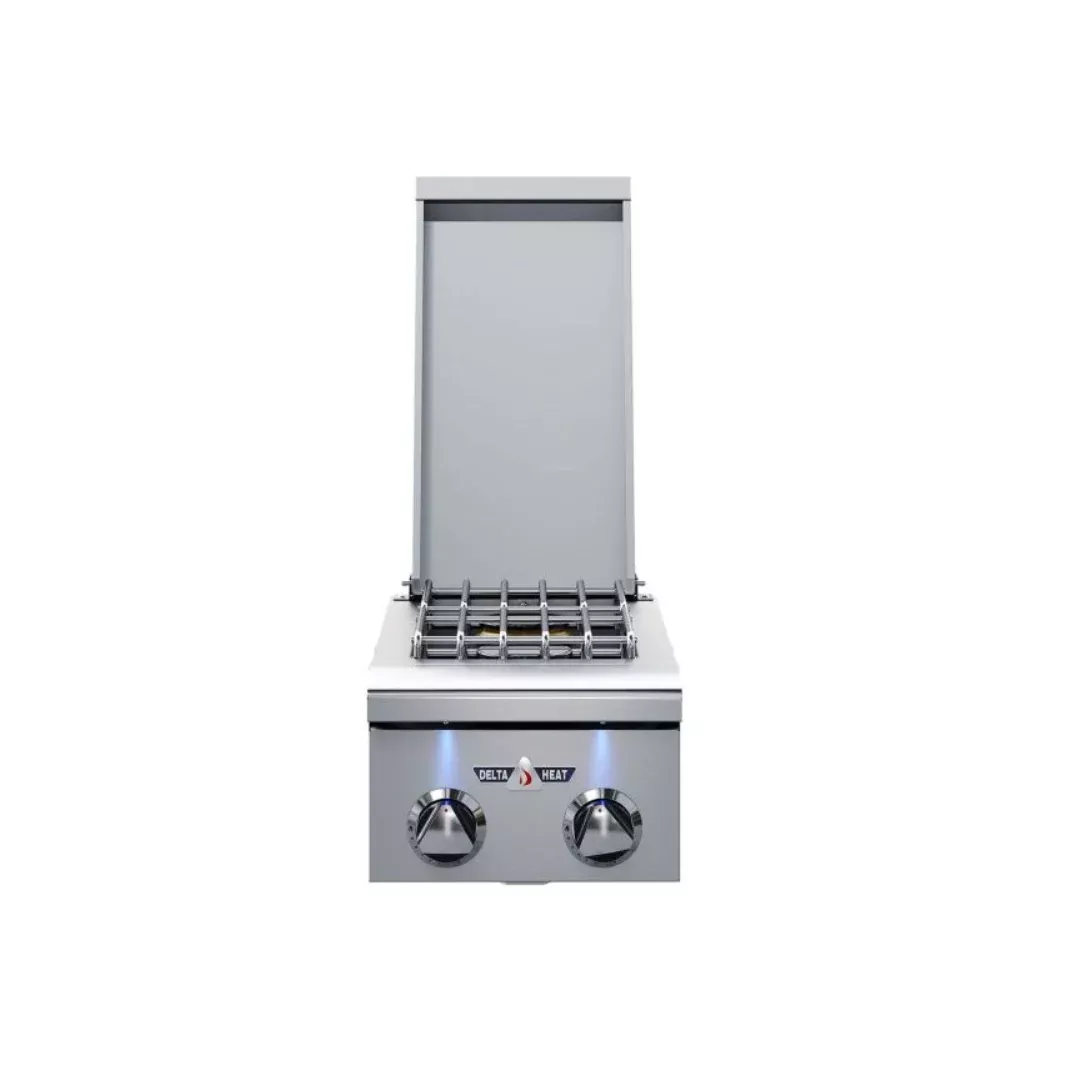 Delta Heat 12-Inch Built-In Gas Double Side Burner