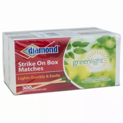 Diamond Greenlight 300 Count 2 Pack Matches