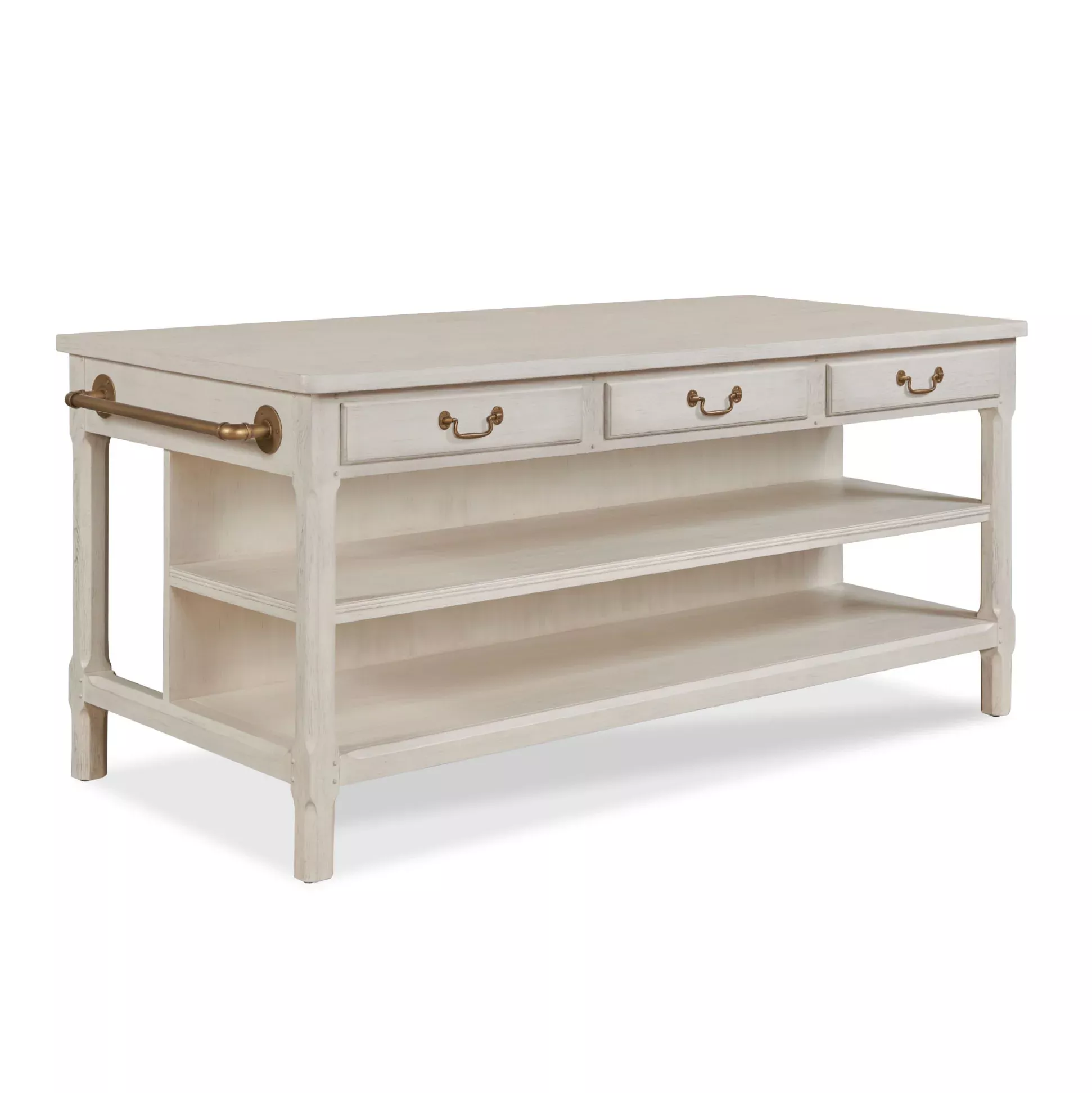 Draper's Table in Frost White