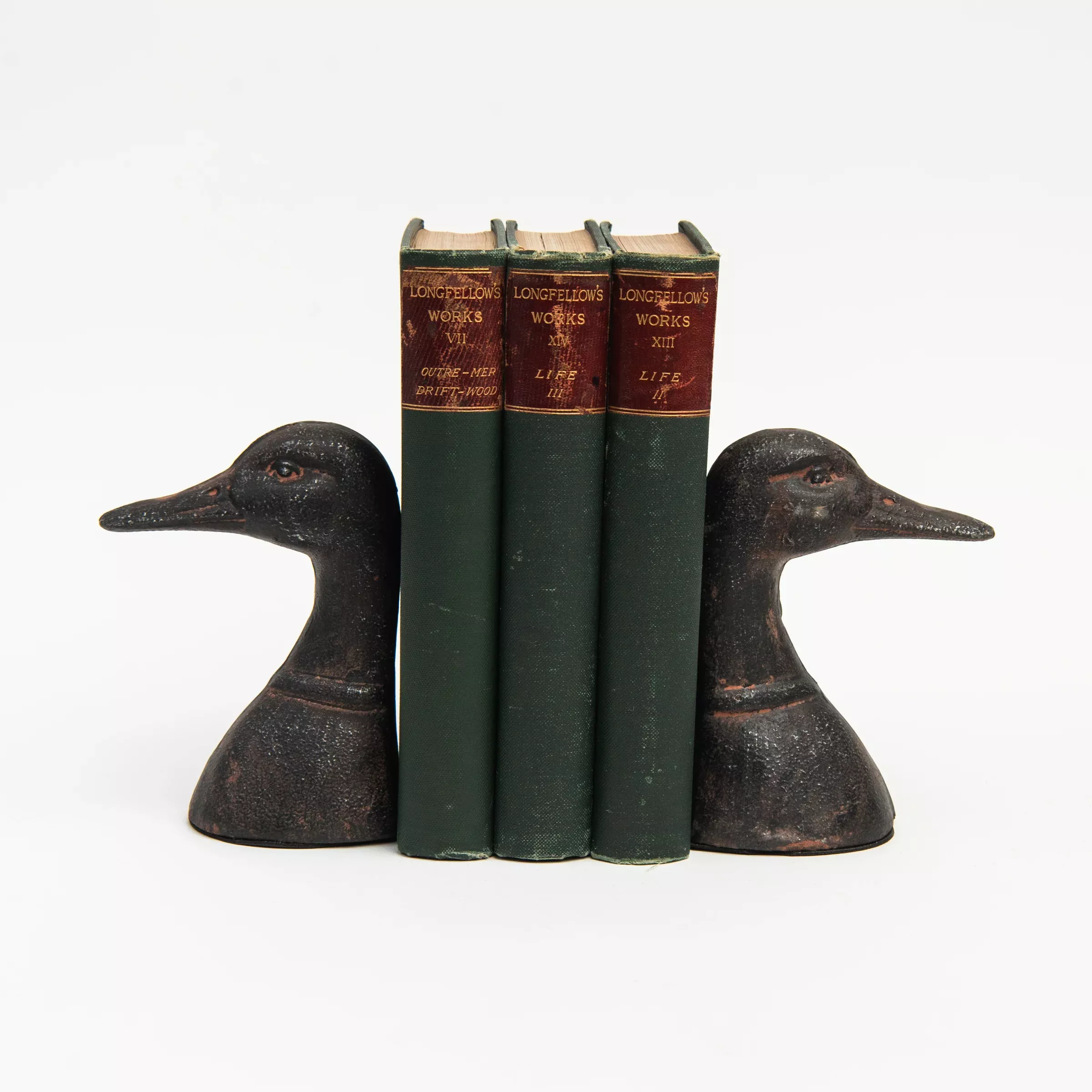 Duck Head Bookend, Set of 2