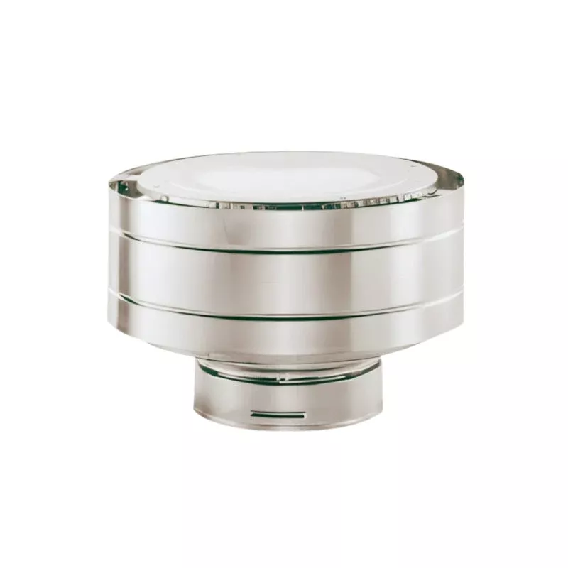 Duravent 5" x 8" DirectVent Pro Low-Profile Vertical Termination Cap (aluminum) | 58DVA-VC